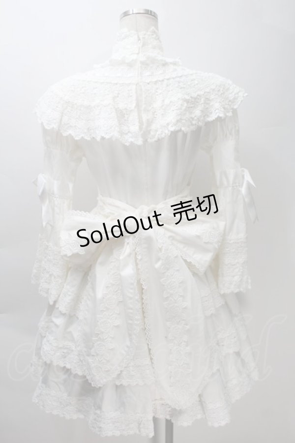 画像2: BABY,THE STARS SHINE BRIGHT / エリザベスワンピースセット  白 S-25-10-30-029-BA-OP-AS-ZS (2)