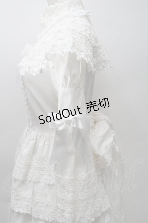 画像4: BABY,THE STARS SHINE BRIGHT / エリザベスワンピースセット  白 S-25-10-30-029-BA-OP-AS-ZS (4)