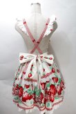 画像2: Angelic Pretty / 摘みたていちごジャンパースカート  オフ S-25-10-30-030-AP-OP-AS-ZS (2)