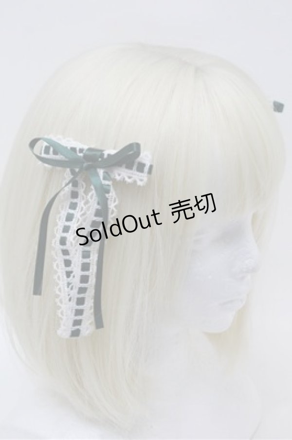 画像2: BABY,THE STARS SHINE BRIGHT / Fallin' Ribbonリボンクリップ  グリーン S-25-10-31-004-BA-AC-AS-ZS (2)