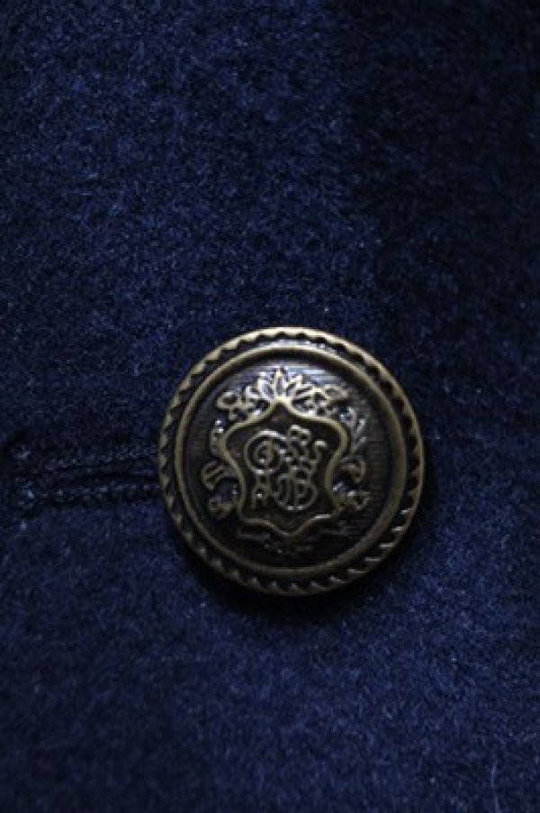 画像3: ATELIER PIERROT / ケープ付きコート  紺 S-25-10-31-038-EL-CO-AS-ZS (3)