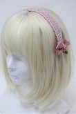 画像1: m petit by misako / AM*NIヘッドドレスA  ピンク S-25-10-31-005-LO-AC-HR-ZS (1)