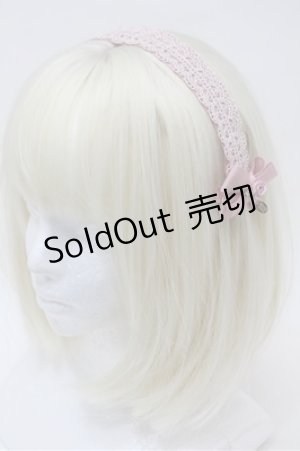 画像: m petit by misako / AM*NIヘッドドレスA  ピンク S-25-10-31-005-LO-AC-HR-ZS