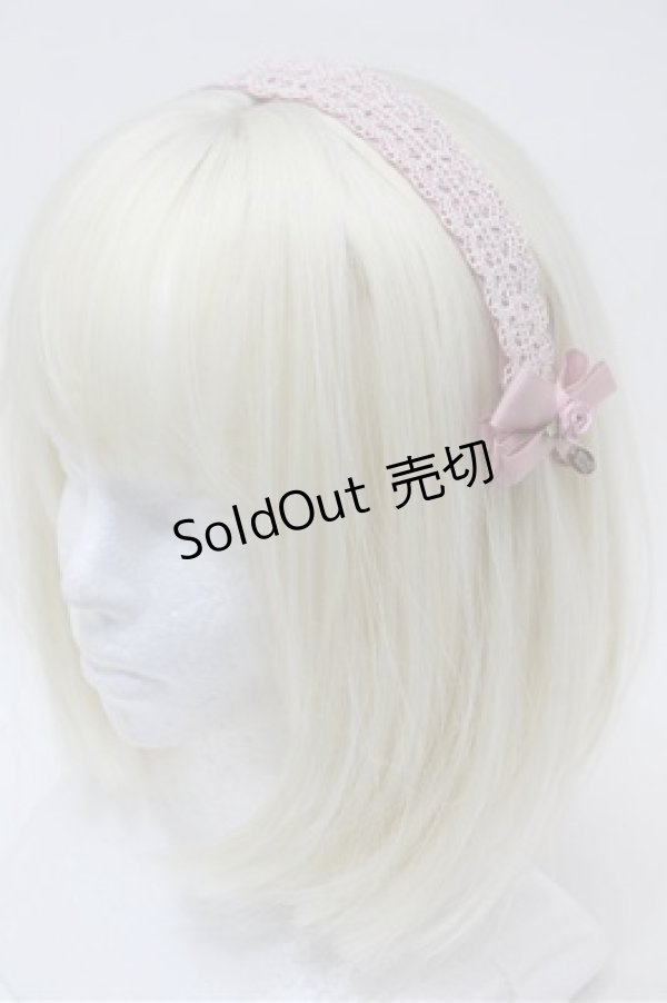 画像1: m petit by misako / AM*NIヘッドドレスA  ピンク S-25-10-31-005-LO-AC-HR-ZS (1)