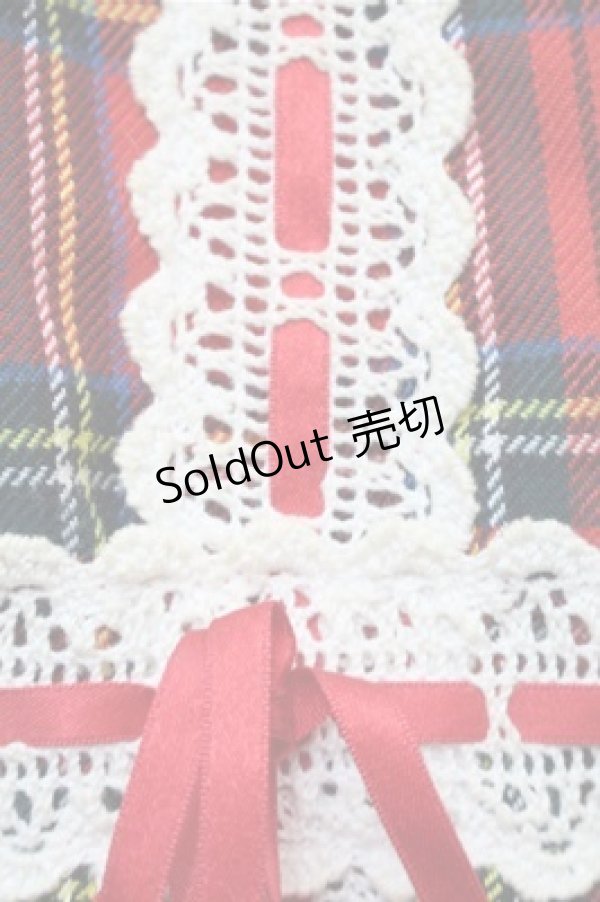 画像6: BABY,THE STARS SHINE BRIGHT / タータンチェックベビードール  赤 S-25-10-31-042-BA-OP-AS-ZS (6)