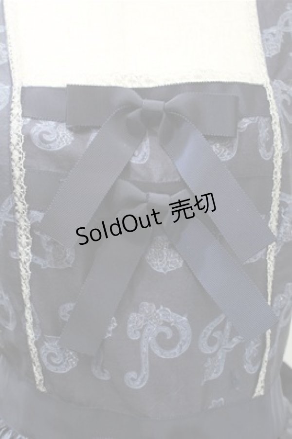 画像3: metamorphose / Romantic alphabetジャンパースカート  紺 S-25-10-31-045-ME-OP-AS-ZS (3)