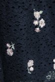 画像3: LIZ LISA / 小花刺繍レーススカート  紺 S-25-10-31-051-LO-TO-HR-ZS (3)