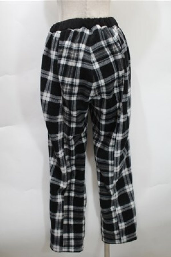 画像2: Candy Stripper / チェックパンツ  黒ｘグレー S-25-10-31-056-PU-PA-AS-ZS (2)