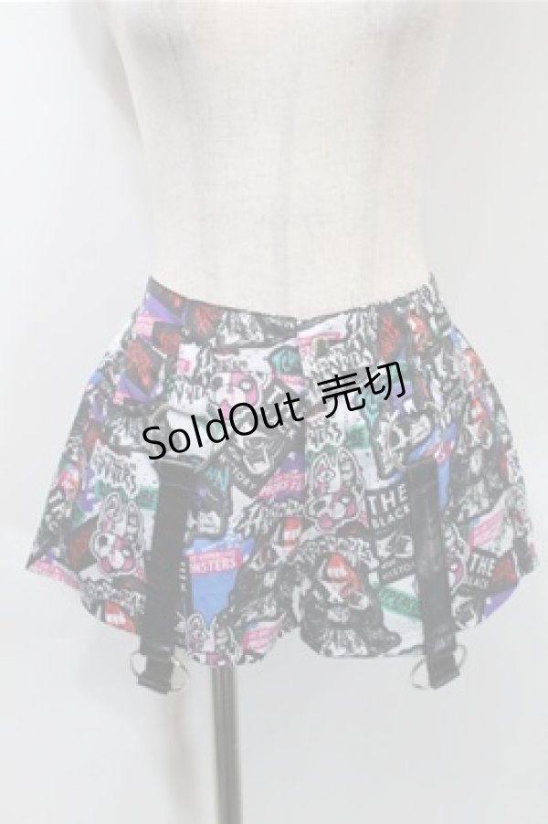 画像1: HYPER CORE / STICKERリングハーネスショートパンツ  マルチ S-25-10-31-057-PU-PA-HR-ZS (1)