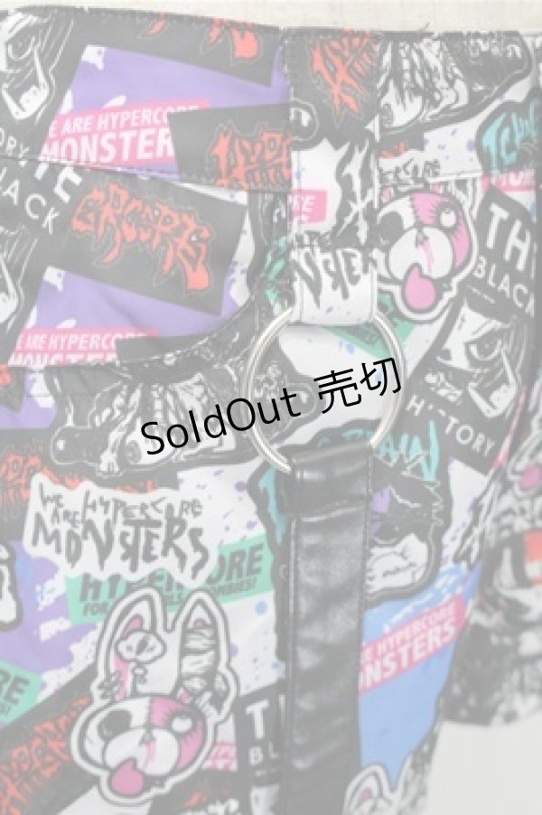 画像3: HYPER CORE / STICKERリングハーネスショートパンツ  マルチ S-25-10-31-057-PU-PA-HR-ZS (3)