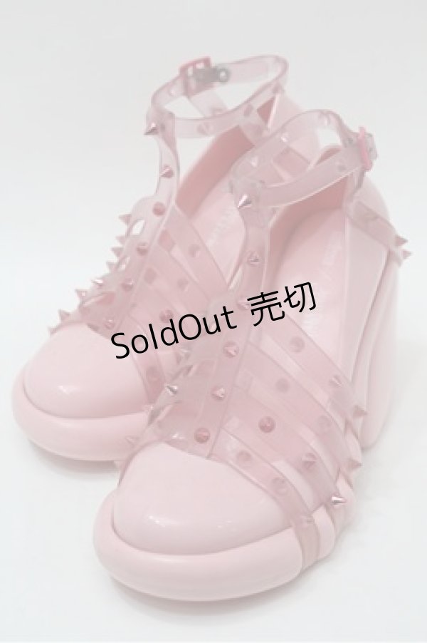 画像1: Jean Paul GAULTIER / melissaコラボサンダル 26.5 ピンク S-25-10-31-009-GO-SH-HR-ZS (1)