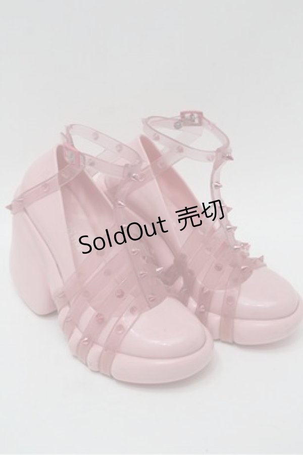 画像2: Jean Paul GAULTIER / melissaコラボサンダル 26.5 ピンク S-25-10-31-009-GO-SH-HR-ZS (2)