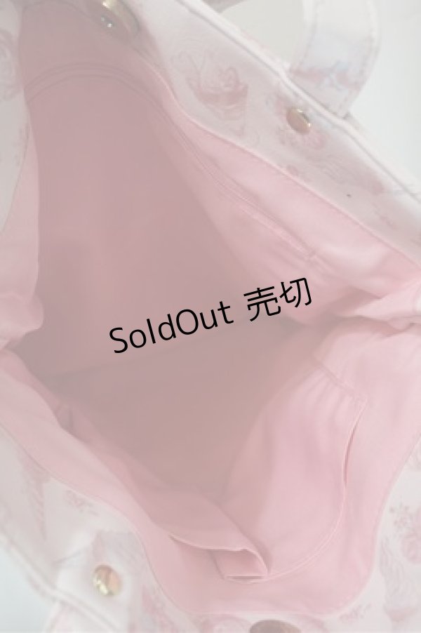 画像3: LIZ LISA / アイスクリーム柄トートバッグ  ピンク S-25-10-31-015-LO-SK-HR-ZS (3)