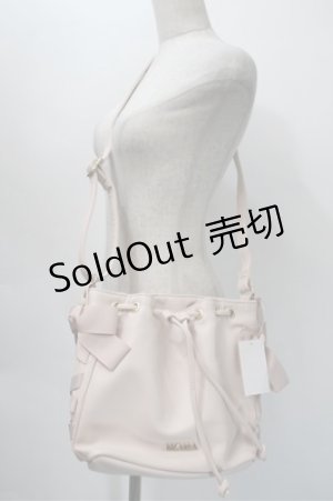 画像: LIZ LISA / サイドレースアップバッグ  ピンク S-25-10-31-016-LO-BG-HR-ZS