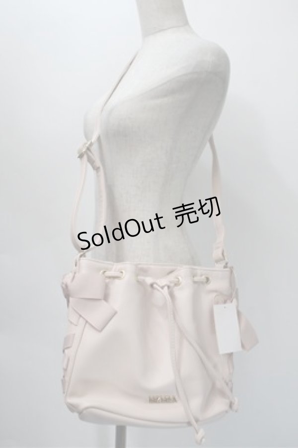 画像1: LIZ LISA / サイドレースアップバッグ  ピンク S-25-10-31-016-LO-BG-HR-ZS (1)