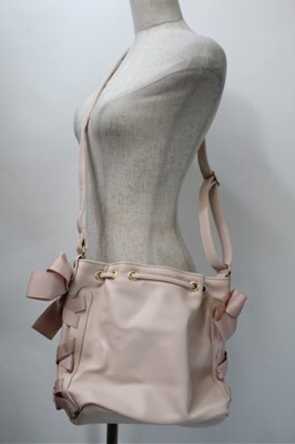 画像2: LIZ LISA / サイドレースアップバッグ  ピンク S-25-10-31-016-LO-BG-HR-ZS (2)