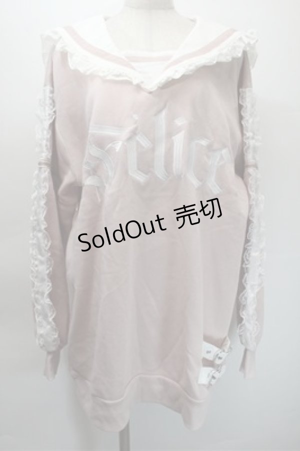 画像1: Ank Rouge / フリルセーラーカラープルオーバー M ピンク S-25-10-31-023-CA-TO-HR-ZS (1)