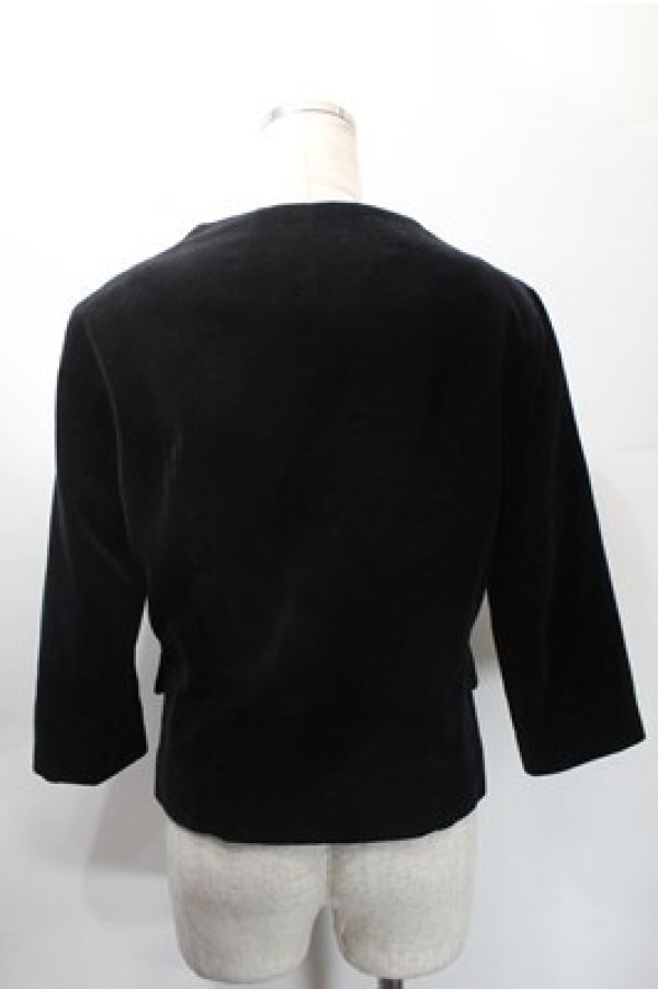 画像2: PEACE NOW / ベロアジャケット  黒 S-25-10-31-029-PU-JA-AS-ZS (2)