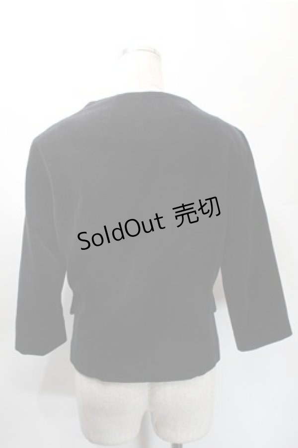 画像2: PEACE NOW / ベロアジャケット  黒 S-25-10-31-029-PU-JA-AS-ZS (2)