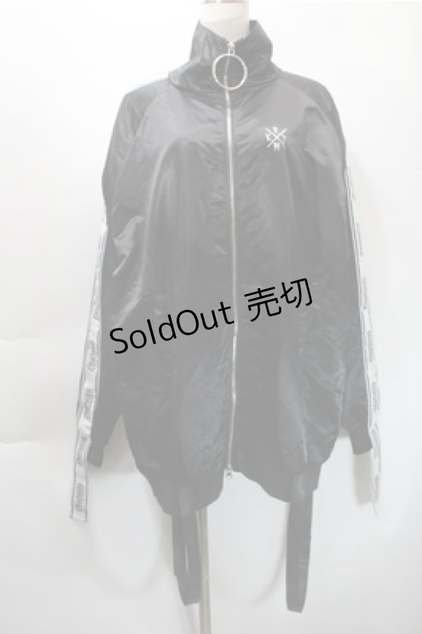 画像1: KRY CLOTHING / サテンブルゾン  黒 S-25-10-31-030-EL-JA-HR-ZS (1)