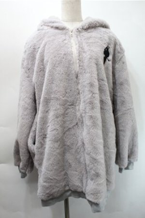 画像: NieR Clothing / ファーブルゾン  グレー S-25-10-31-033-PU-TO-HR-ZS