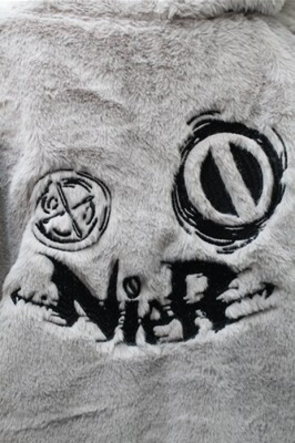 画像3: NieR Clothing / ファーブルゾン  グレー S-25-10-31-033-PU-TO-HR-ZS (3)