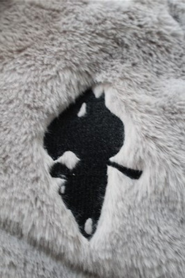 画像4: NieR Clothing / ファーブルゾン  グレー S-25-10-31-033-PU-TO-HR-ZS (4)