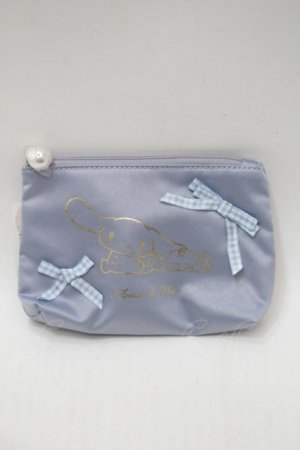 画像: Maison de FLEUR / シナモロール みるく ミニポーチ  サックス S-25-11-02-006-LO-ZA-AS-ZS