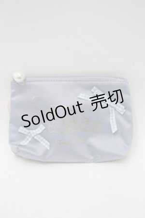 画像: Maison de FLEUR / シナモロール みるく ミニポーチ  サックス S-25-11-02-006-LO-ZA-AS-ZS