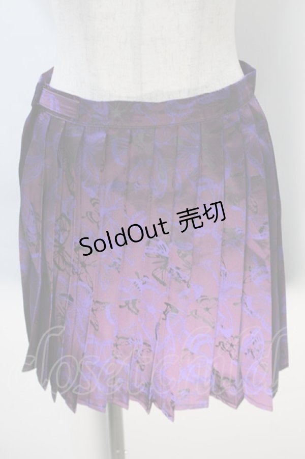 画像5: BLOOD SUPPLY（海外ブランド） / セーラージャケット+プリーツスカート  黒ｘ紫 S-25-11-02-051-GO-TO-HR-ZS (5)