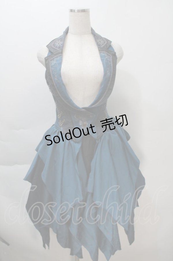 画像1: Ozz oneste / Midnight Masquerade ベストスカート  ブルー S-25-11-02-053-OO-OP-HR-ZS (1)