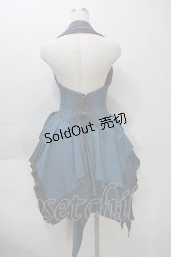 画像2: Ozz oneste / Midnight Masquerade ベストスカート  ブルー S-25-11-02-053-OO-OP-HR-ZS (2)