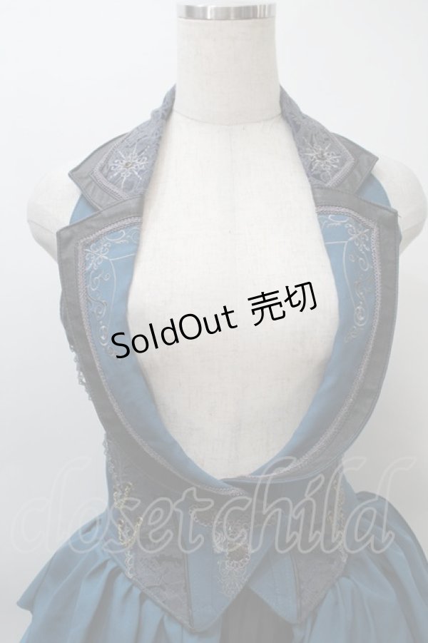 画像3: Ozz oneste / Midnight Masquerade ベストスカート  ブルー S-25-11-02-053-OO-OP-HR-ZS (3)