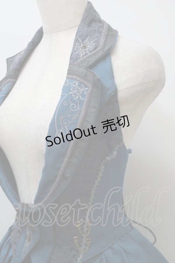 画像4: Ozz oneste / Midnight Masquerade ベストスカート  ブルー S-25-11-02-053-OO-OP-HR-ZS (4)