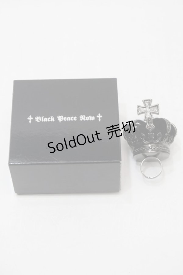 画像3: BPN / クロスクラウンリング  黒 S-25-11-02-007-GO-AC-AS-ZS (3)