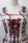 画像3: BABY,THE STARS SHINE BRIGHT / 裾スカラップタータンチェックジャンパースカート＆リボンコームセット  ピンク S-25-11-02-059-BA-OP-AS-ZS (3)