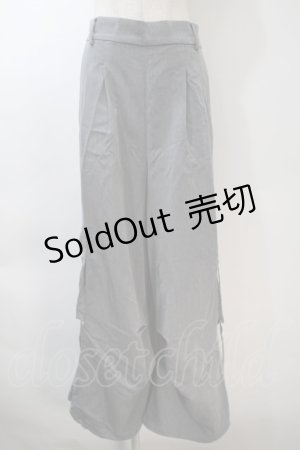 画像: axes femme / ボリュームカーゴパンツ  グレー S-25-11-02-063-AX-PA-HR-ZS