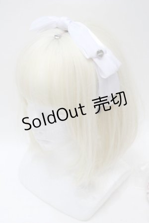 画像: LOLITA / カチューシャ  白 S-25-11-02-010-LO-AC-AS-ZS