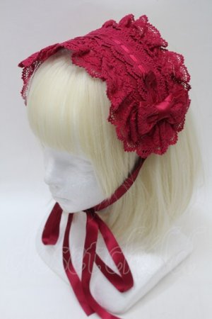 画像: BABY,THE STARS SHINE BRIGHT / シェリルレーシィヘッドドレス  エンジ S-25-11-02-012-BA-AC-HR-ZS