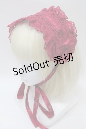 画像: BABY,THE STARS SHINE BRIGHT / シェリルレーシィヘッドドレス  エンジ S-25-11-02-012-BA-AC-HR-ZS