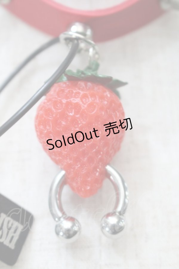 画像2: DEVILISH / ストロベリーチョーカー  赤 S-25-11-02-017-GO-TO-HR-ZS (2)