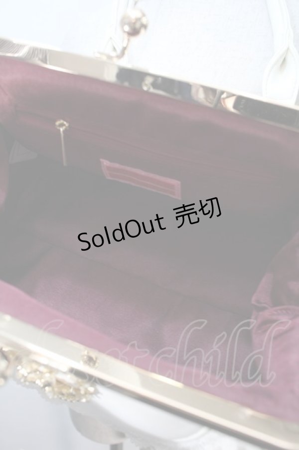 画像4: BABY,THE STARS SHINE BRIGHT / 王冠がま口バッグ  白 S-25-11-02-022-BA-BG-AS-ZS (4)