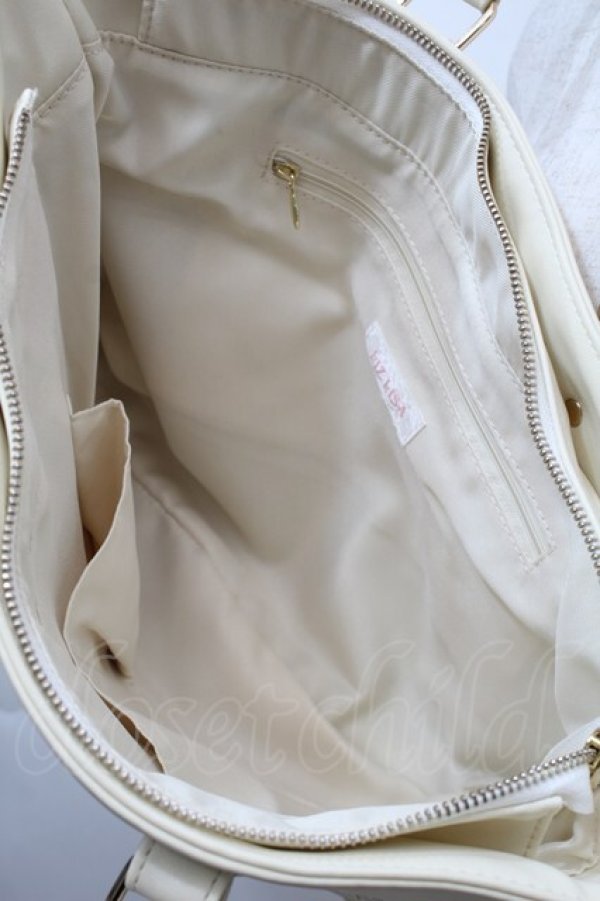 画像6: LIZ LISA / サイドレースアップマーガレット刺 バッグ  オフ S-25-11-02-024-LO-BG-HR-ZS (6)