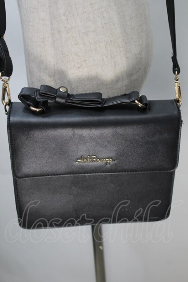 画像1: Ank Rouge / 2wayバッグ  黒 S-25-11-02-030-CA-BG-AS-ZS (1)