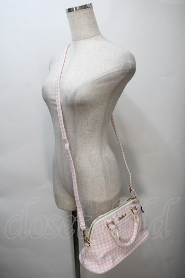 画像3: LIZ LISA / ギンガム2wayバッグ  ピンク S-25-11-02-031-LO-BG-HR-ZS (3)