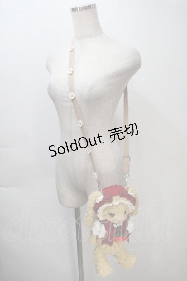画像3: BABY,THE STARS SHINE BRIGHT / ひみつの森のChaperon rouge しあわせいちごのうさくみゃちゃんポシェット  ブラウン S-25-11-02-032-BA-BG-AS-ZS (3)