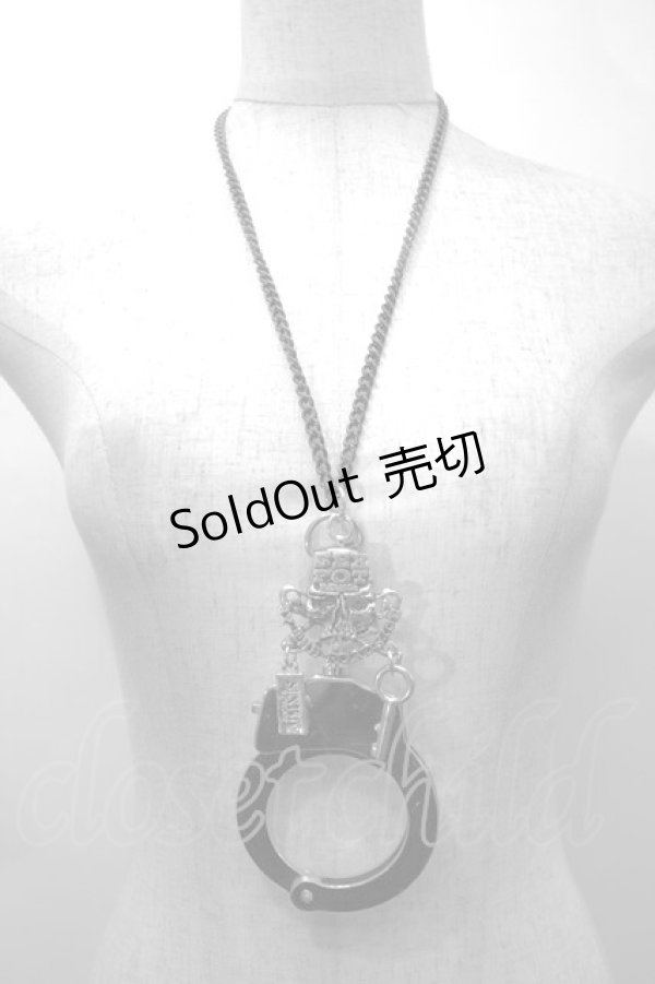 画像1: SEX POT ReVeNGe / 手錠ネックレス  シルバー S-25-11-03-059-SP-AC-HR-ZS (1)