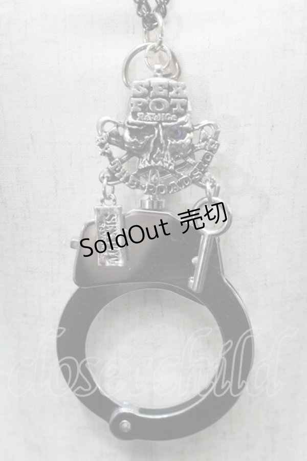 画像2: SEX POT ReVeNGe / 手錠ネックレス  シルバー S-25-11-03-059-SP-AC-HR-ZS (2)