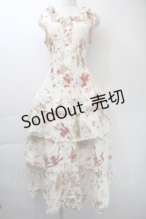 画像: PINK HOUSE / ストロベリーハットワンピース  オフ S-25-11-03-023-LO-OP-AS-ZS