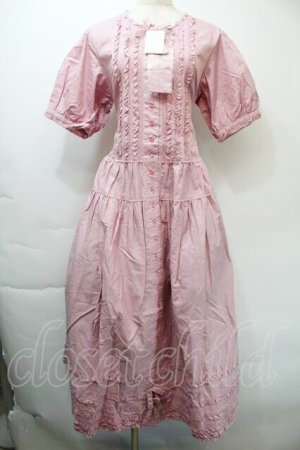 画像: PINK HOUSE / ローンフリルワンピース  ラベンダー S-25-11-03-027-LO-OP-AS-ZS